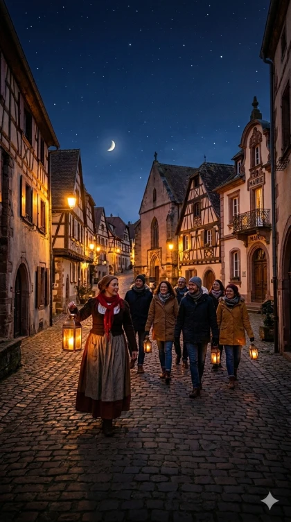 Visite guidée aux lanternes à Mittelbergheim - Expériences Pays de Barr